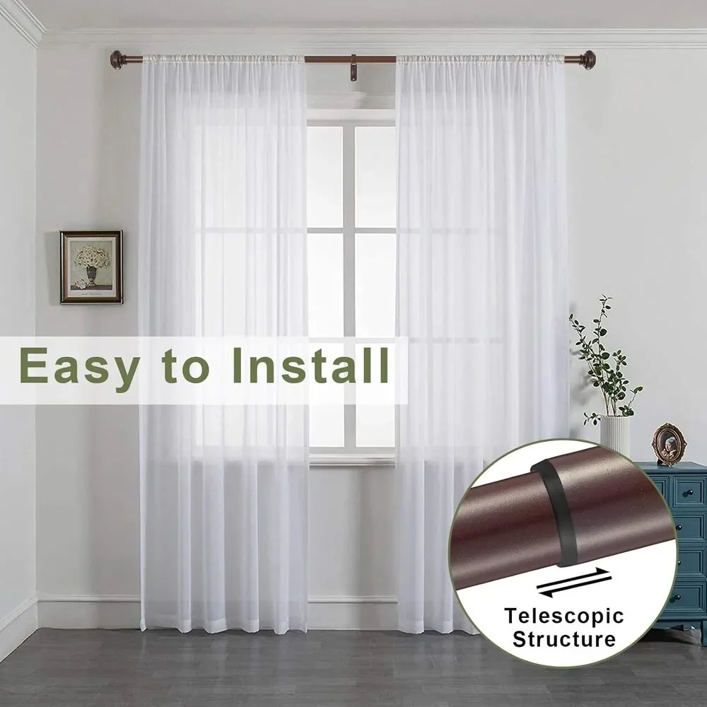 Vimayta Adjustable Curtain Rod 36-72